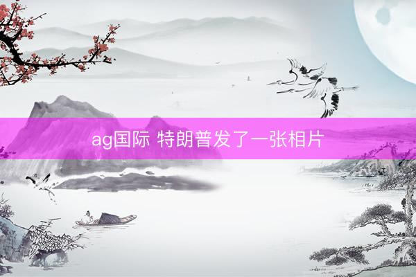 ag国际 特朗普发了一张相片