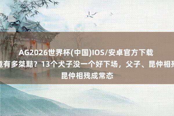 AG2026世界杯(中国)IOS/安卓官方下载 石虎究竟有多桀黠？13个犬子没一个好下场，父子、昆仲相残成常态