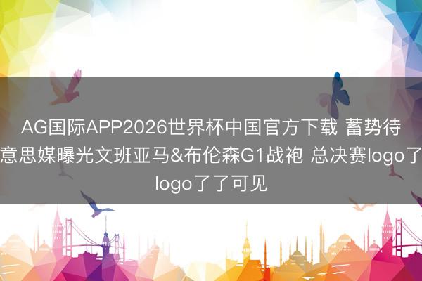 AG国际APP2026世界杯中国官方下载 蓄势待发！好意思媒曝光文班亚马&布伦森G1战袍 总决赛logo了了可见