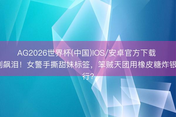 AG2026世界杯(中国)IOS/安卓官方下载 笑到飙泪！女警手撕甜妹标签，笨贼天团用橡皮糖炸银行？